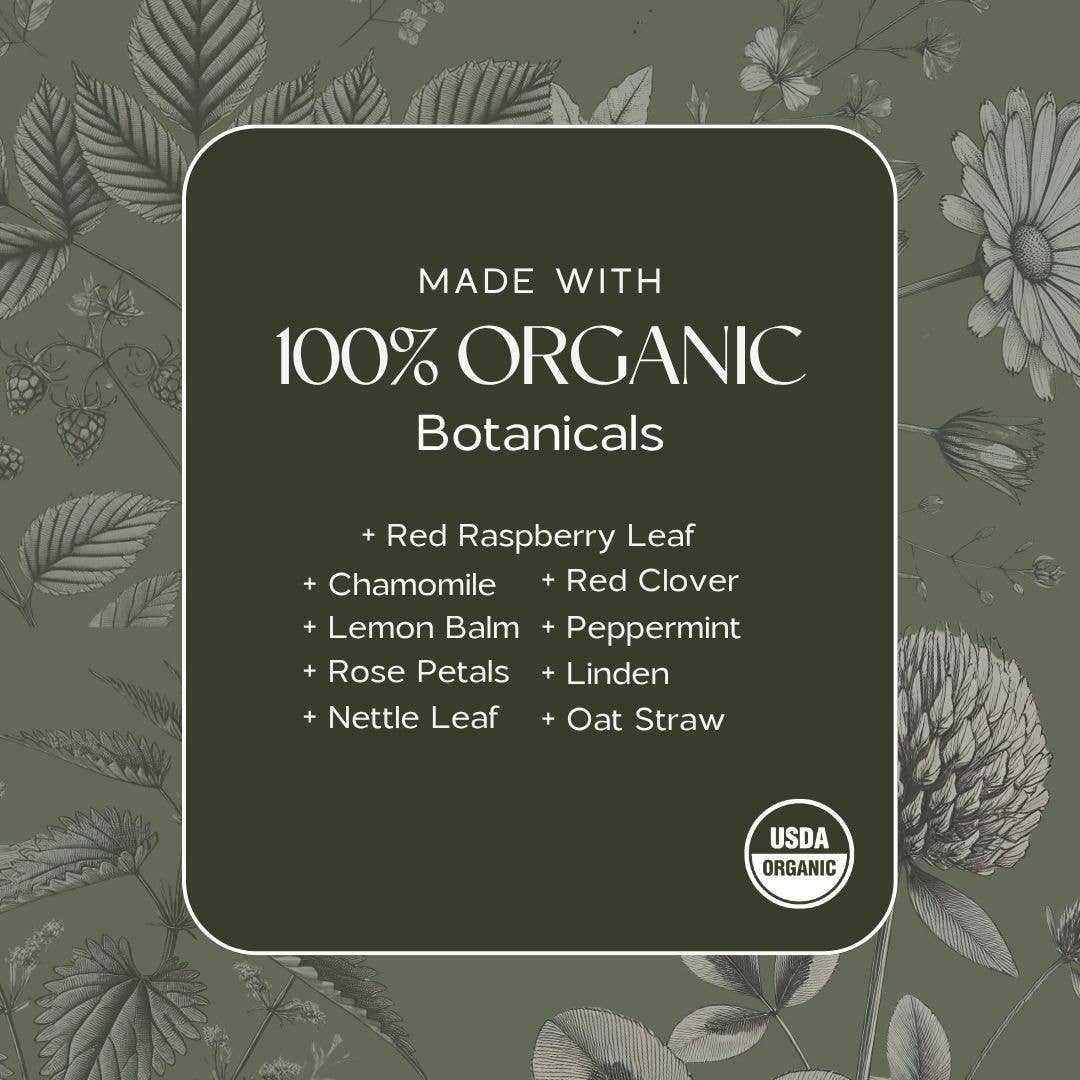 Moon Cycle Support Herbal Tea | PMS &amp; Menstrual Comfort - Echo Market