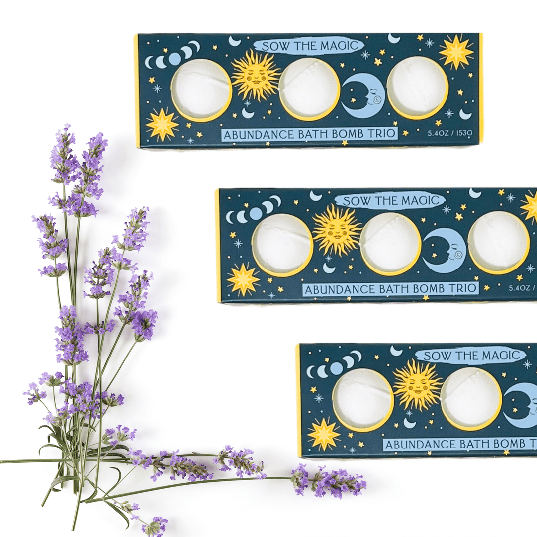 Moon Phase Abundance Bath Bomb Trio - Echo Market