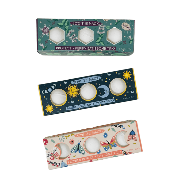 Moon Phase Abundance Bath Bomb Trio - Echo Market