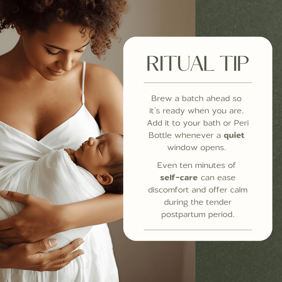 Mother’s Mend Postpartum Sitz Bath &amp; Peri Bottle Herbs - Echo Market