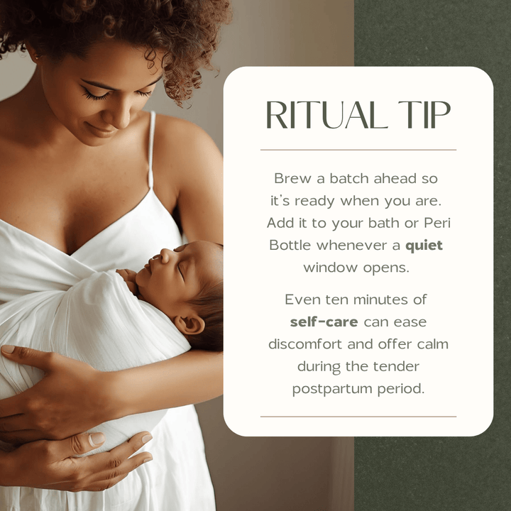 Mother’s Mend Postpartum Sitz Bath &amp; Peri Bottle Herbs - Echo Market