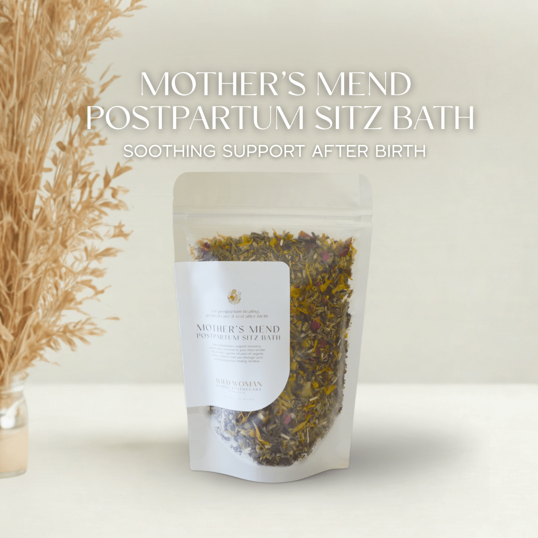 Mother’s Mend Postpartum Sitz Bath &amp; Peri Bottle Herbs - Echo Market