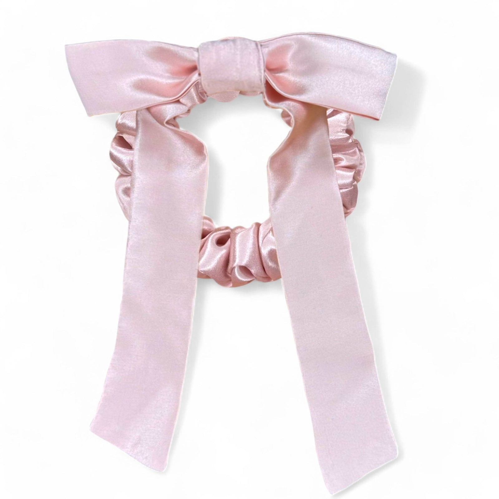 Mulberry Silk Mini Bow Scrunchie - Echo Market