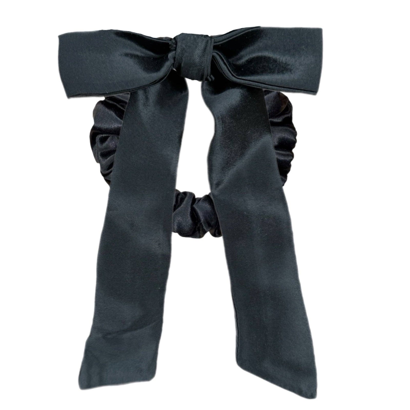 Mulberry Silk Mini Bow Scrunchie - Echo Market