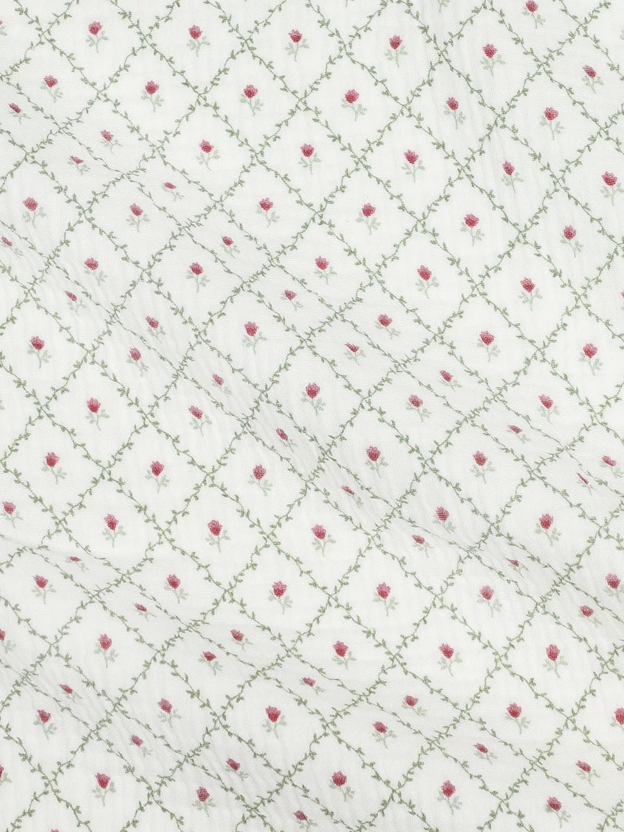 Muslin Swaddle Blanket | Hedge Floral - Echo Market