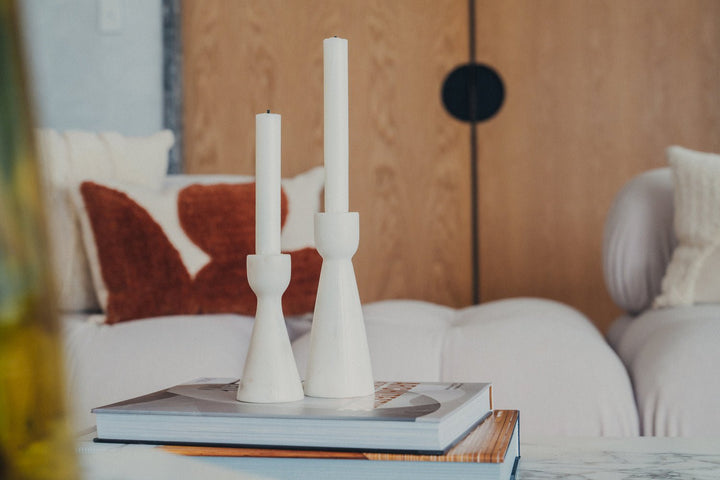 Muum Marble Candle Holders | Set of 2 - Echo Market