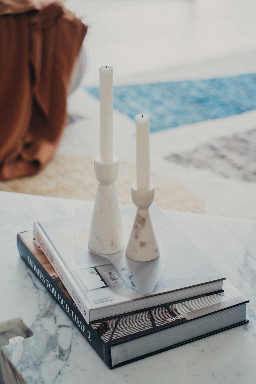 Muum Marble Candle Holders | Set of 2 - Echo Market