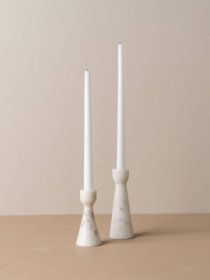 Muum Marble Candle Holders | Set of 2 - Echo Market