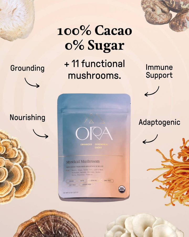Mystical Mushroom Cacao | Organic Ceremonial Chocolate - Echo Market