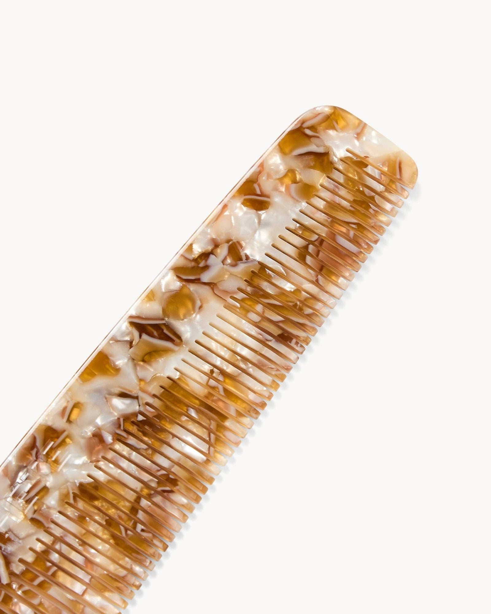 Machete No. 1 Comb in Baja Tortoise on a white background