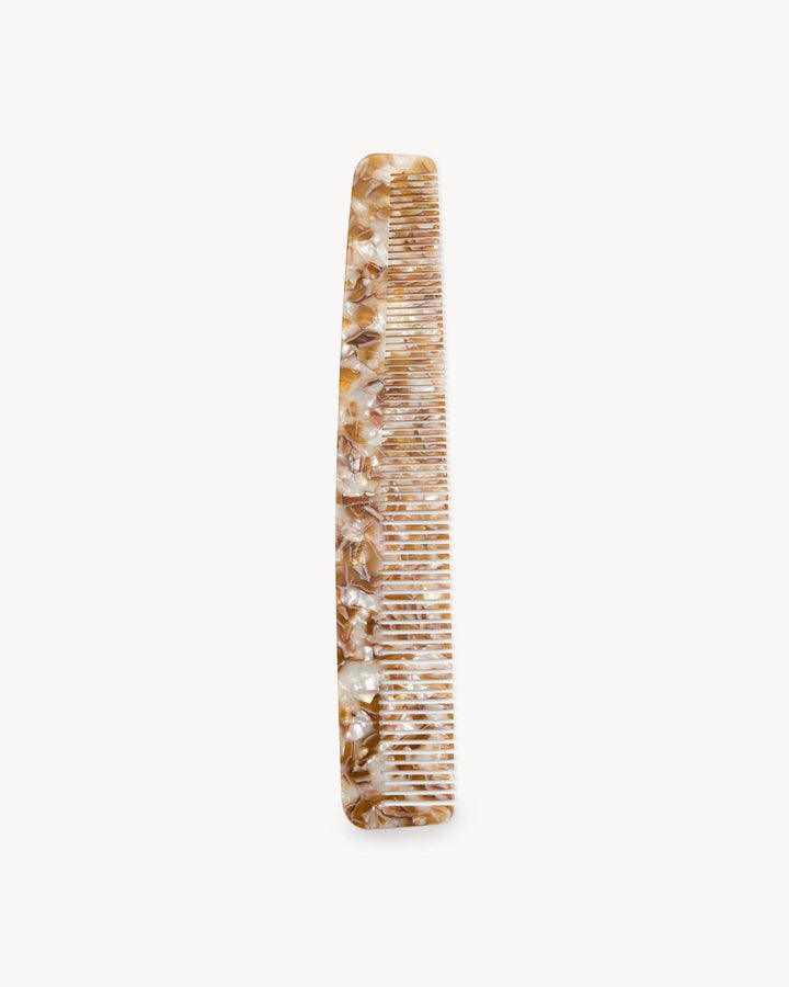 Machete No. 1 Comb in Baja Tortoise on a white background
