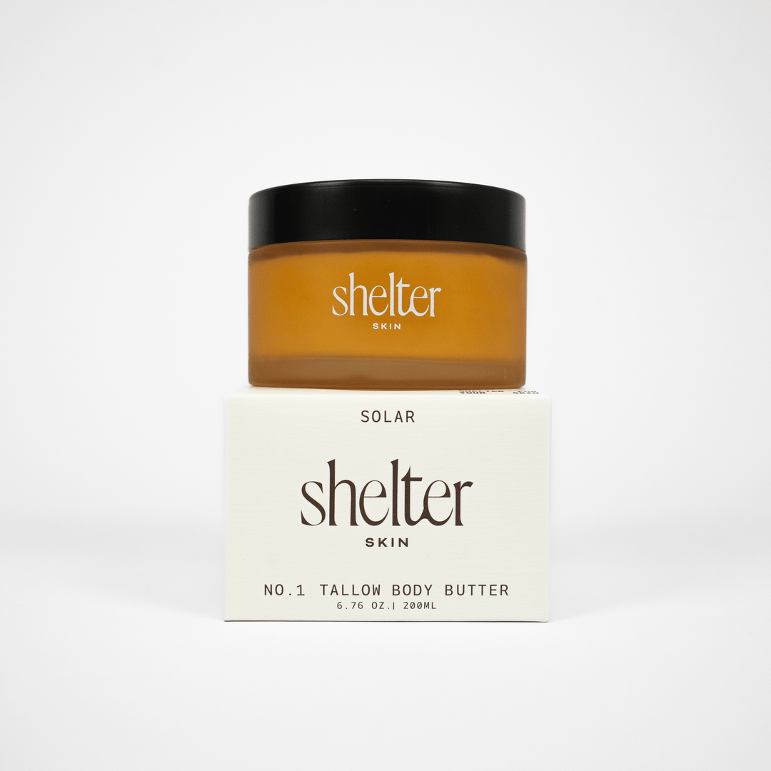 No. 1 Solar Tallow Body Butter against a plain white background.