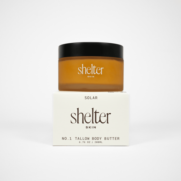 No. 1 Solar Tallow Body Butter against a plain white background.