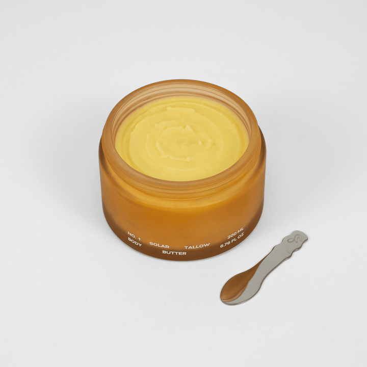 No. 1 Solar Tallow Body Butter against a plain white background.