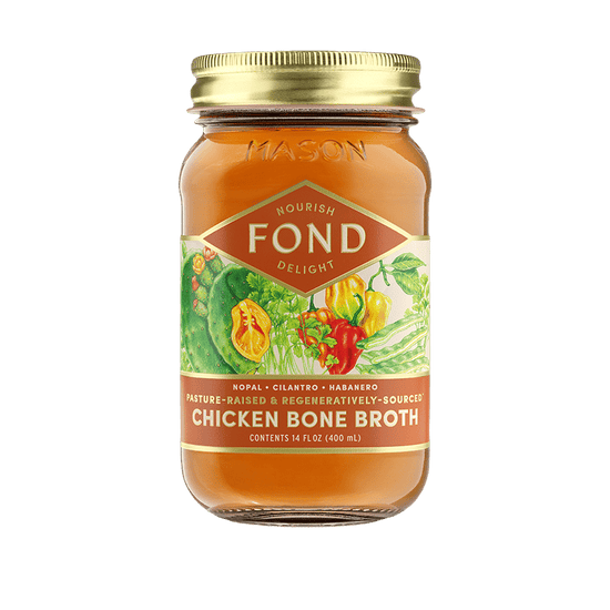 Nopal & Cilantro Pasture - Raised Regenerative Chicken Bone Broth - Echo Market