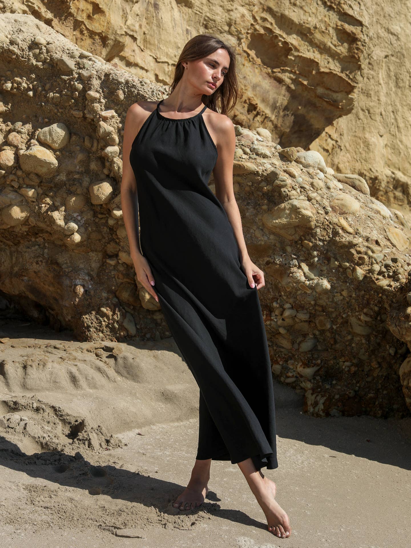 Nora Halter Maxi Dress - Echo Market