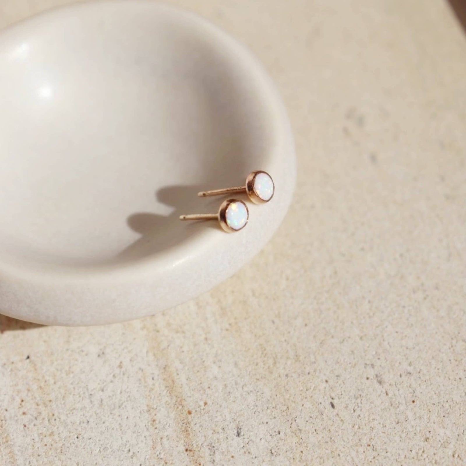 Opal Studs | 14k Gold Fill - Echo Market