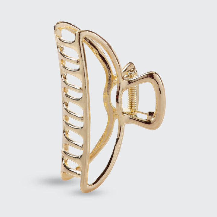 Open Shape Claw Clip | Gold - Echo Market