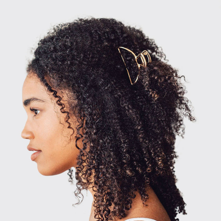 Open Shape Claw Clip | Gold - Echo Market
