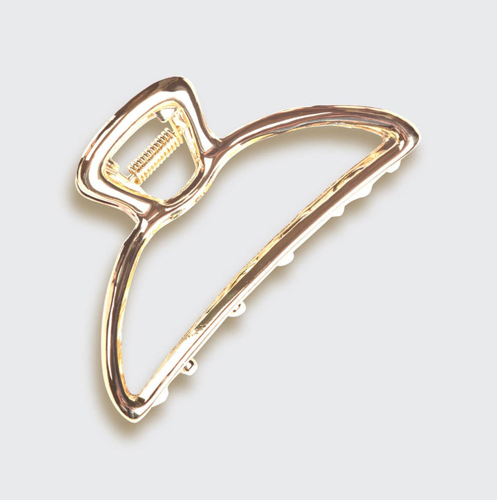 Open Shape Claw Clip | Gold - Echo Market