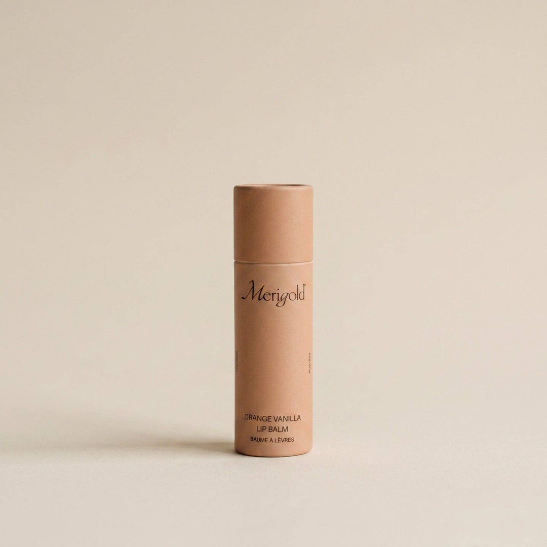 Lip balm container with &