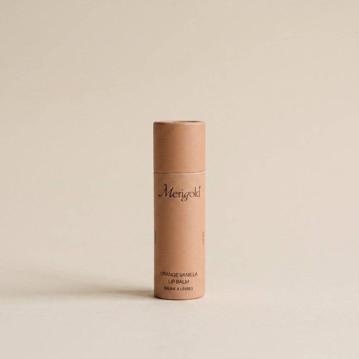 Lip balm container with &