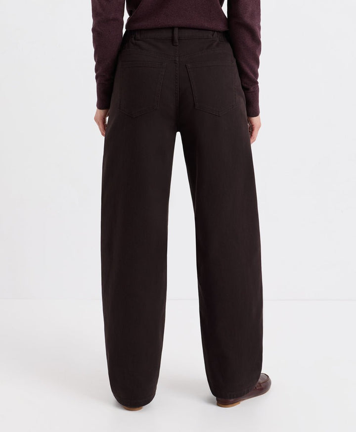 Organic All-Day Twill Barrel Leg Pant - Echo Market