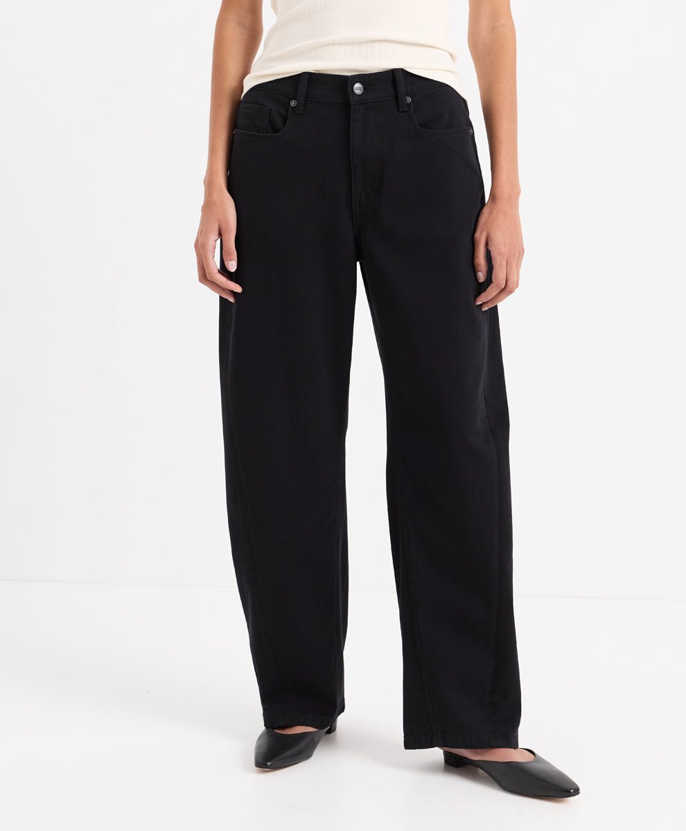 Organic All-Day Twill Barrel Leg Pant - Echo Market