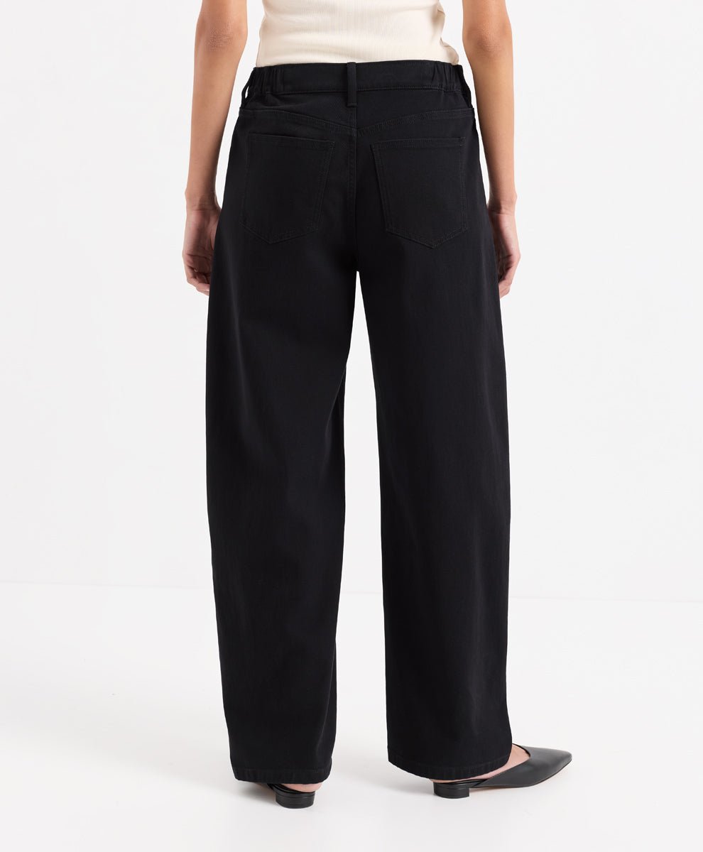 Organic All-Day Twill Barrel Leg Pant - Echo Market