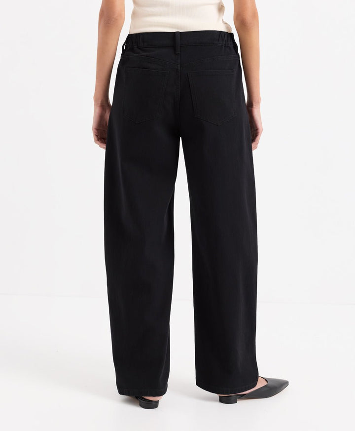 Organic All-Day Twill Barrel Leg Pant - Echo Market
