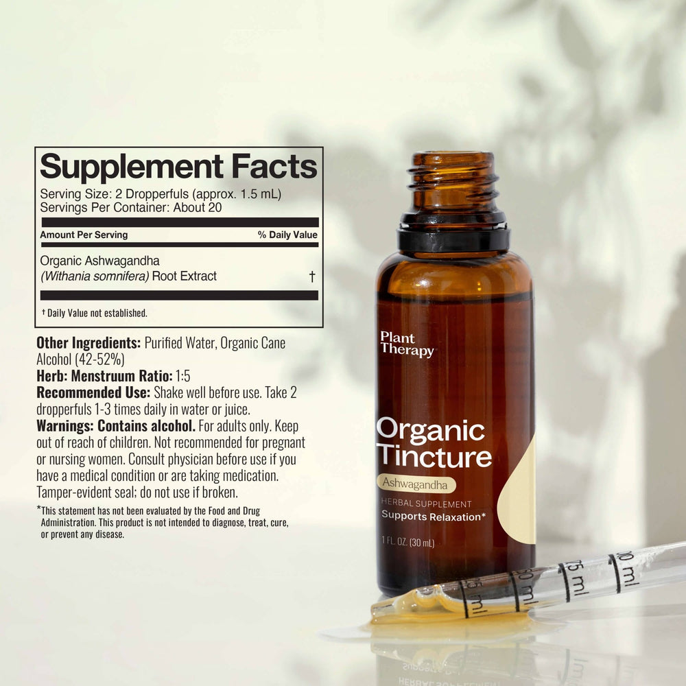 Organic Ashwagandha Tincture - Echo Market