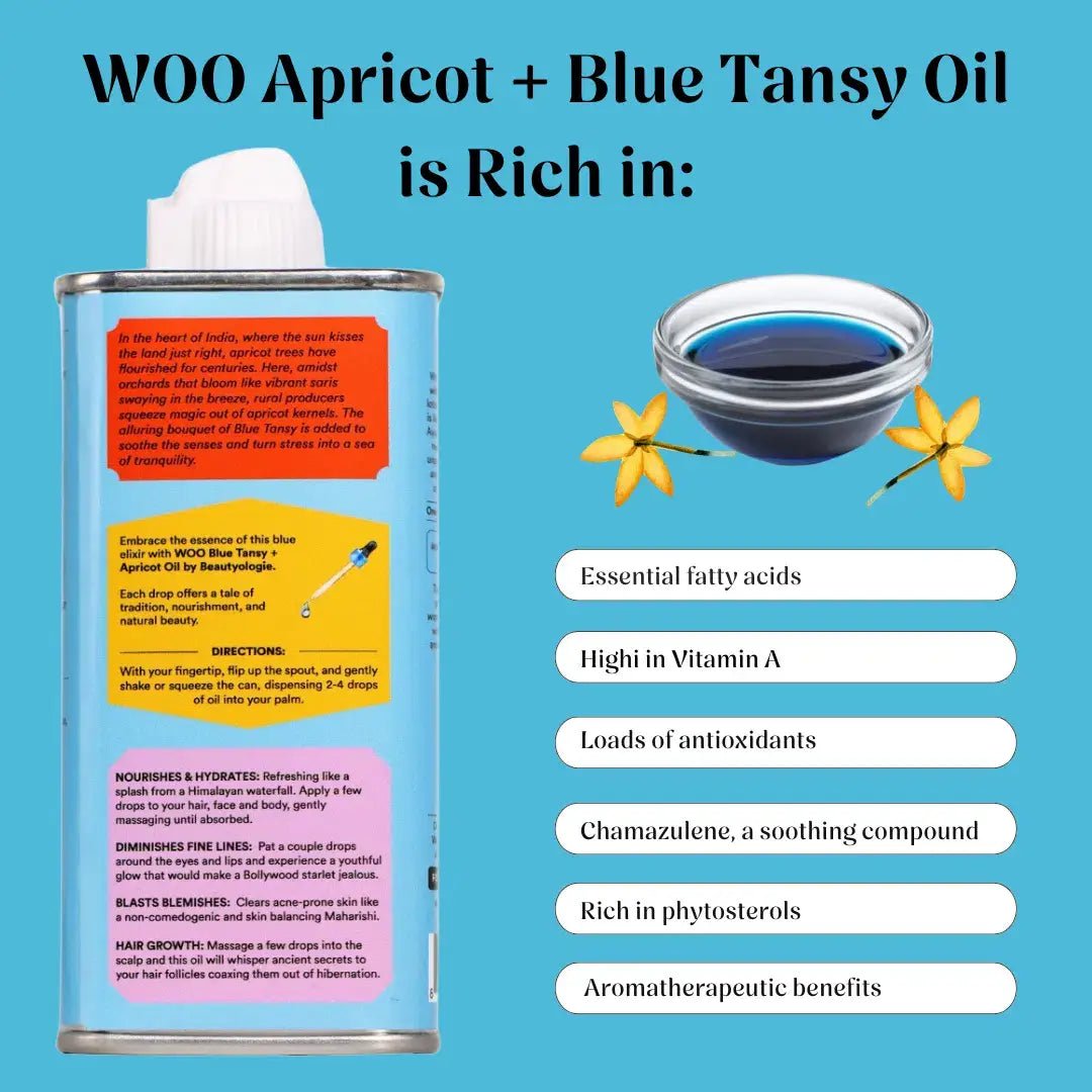 Organic Blue Tansy + Apricot Oil - Echo Market