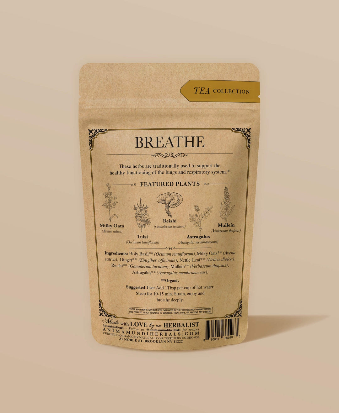 Organic 'Breathe' Loose Leaf Tea - Echo Market