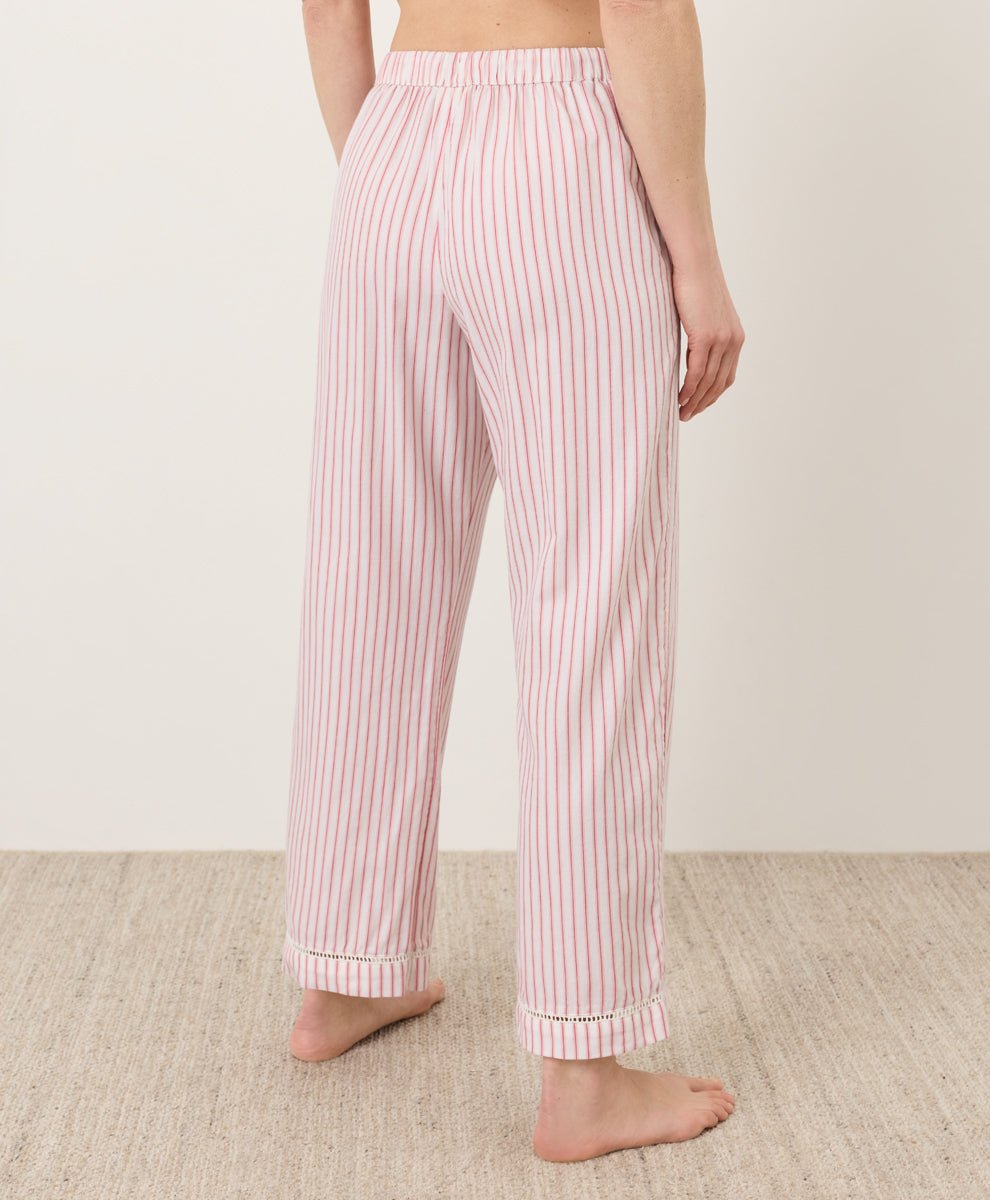 Organic Breezy Cotton Sleep Pant | Dayspring Stripe - Echo Market