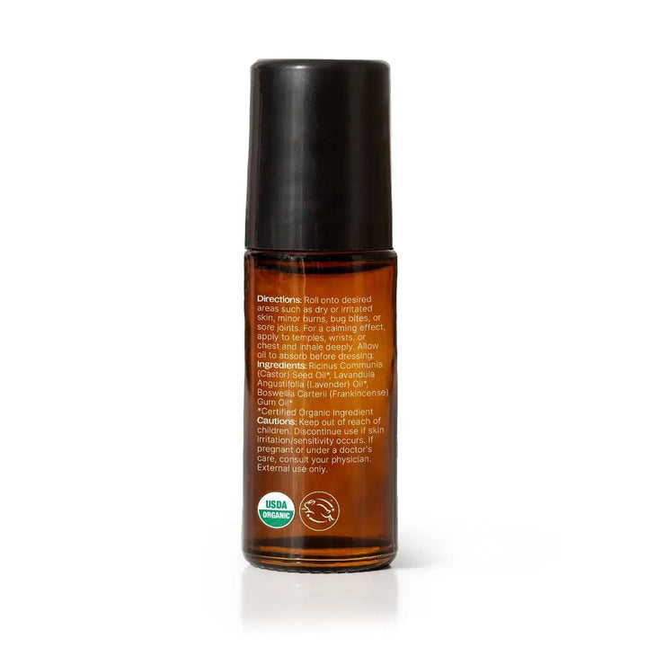 Organic Castor Body Oil Roll - On | Lavender & Frankincense - Echo Market