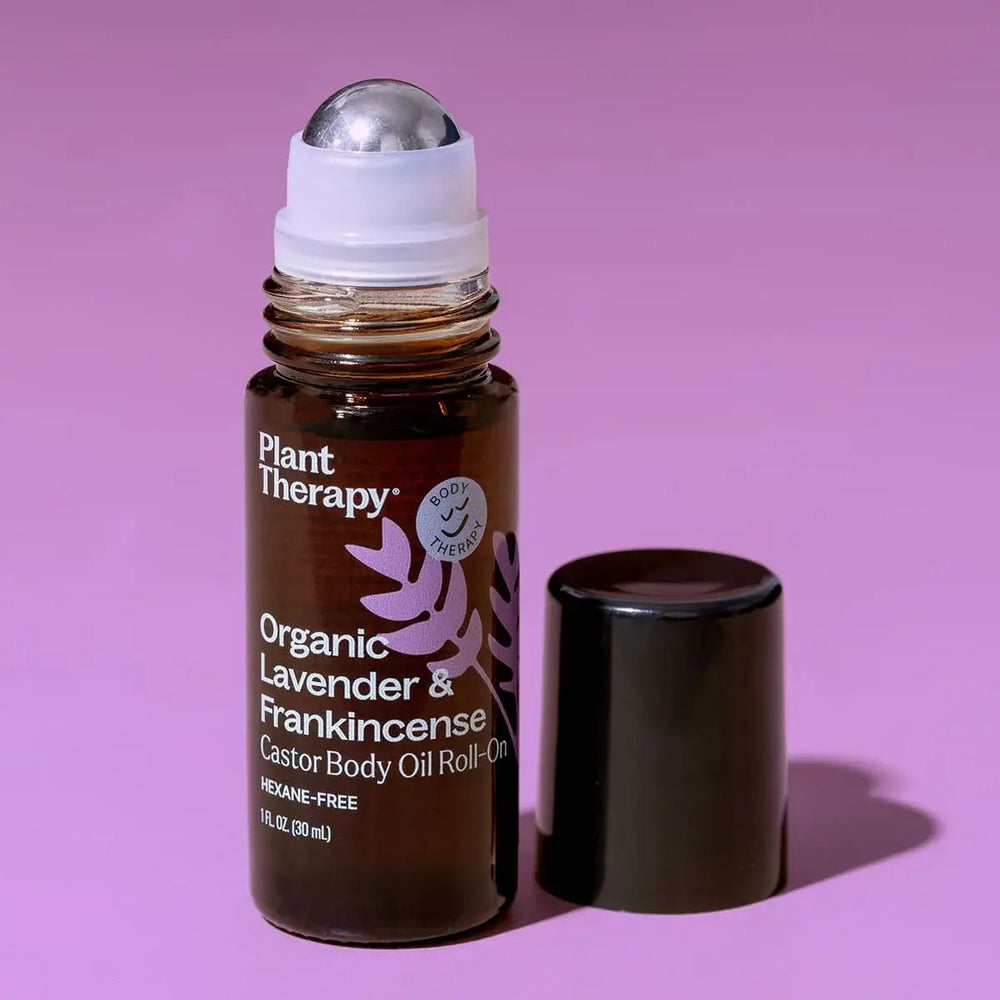 Organic Castor Body Oil Roll - On | Lavender & Frankincense - Echo Market