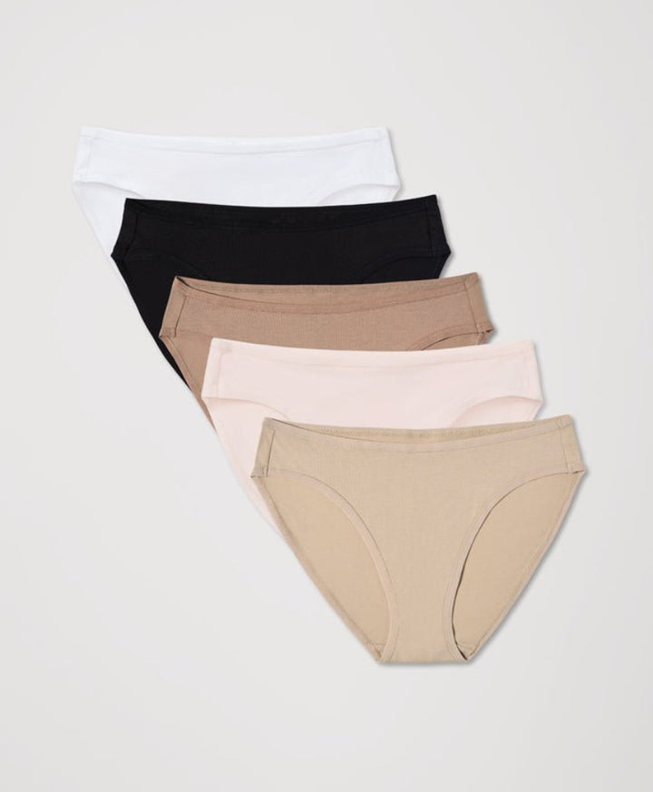 Organic Classic Fit Bikini 5 - Pack | Core Edit - Echo Market
