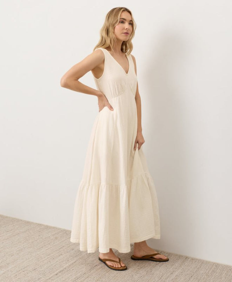Organic Coastal Double Gauze Beach To Brunch Dress - Echo Market