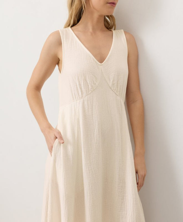 Organic Coastal Double Gauze Beach To Brunch Dress - Echo Market