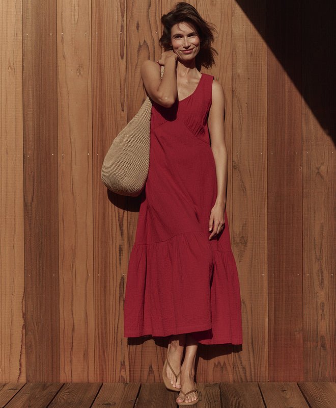 Organic Coastal Double Gauze Beach To Brunch Dress - Echo Market