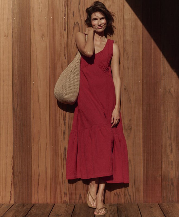 Organic Coastal Double Gauze Beach To Brunch Dress - Echo Market