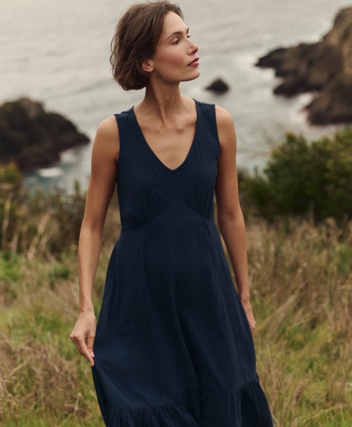 Organic Coastal Double Gauze Beach To Brunch Dress - Echo Market