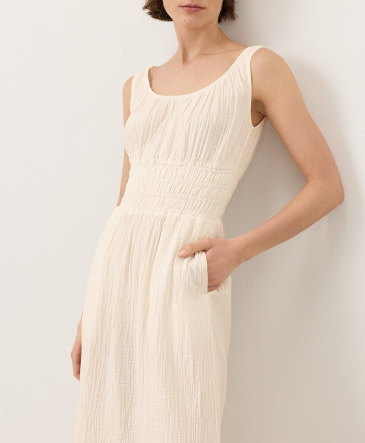 Organic Coastal Double Gauze Cami Dress - Echo Market