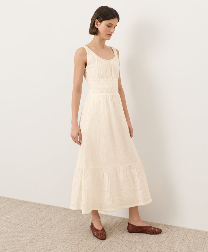 Organic Coastal Double Gauze Cami Dress - Echo Market