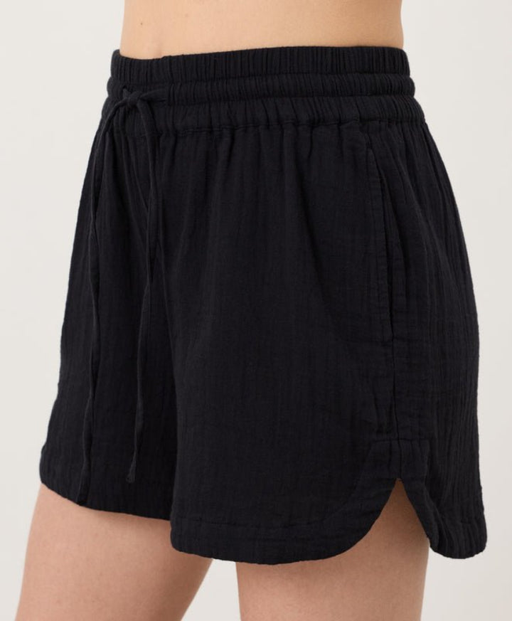 Organic Coastal Double Gauze Curved Hem Short - Echo Market