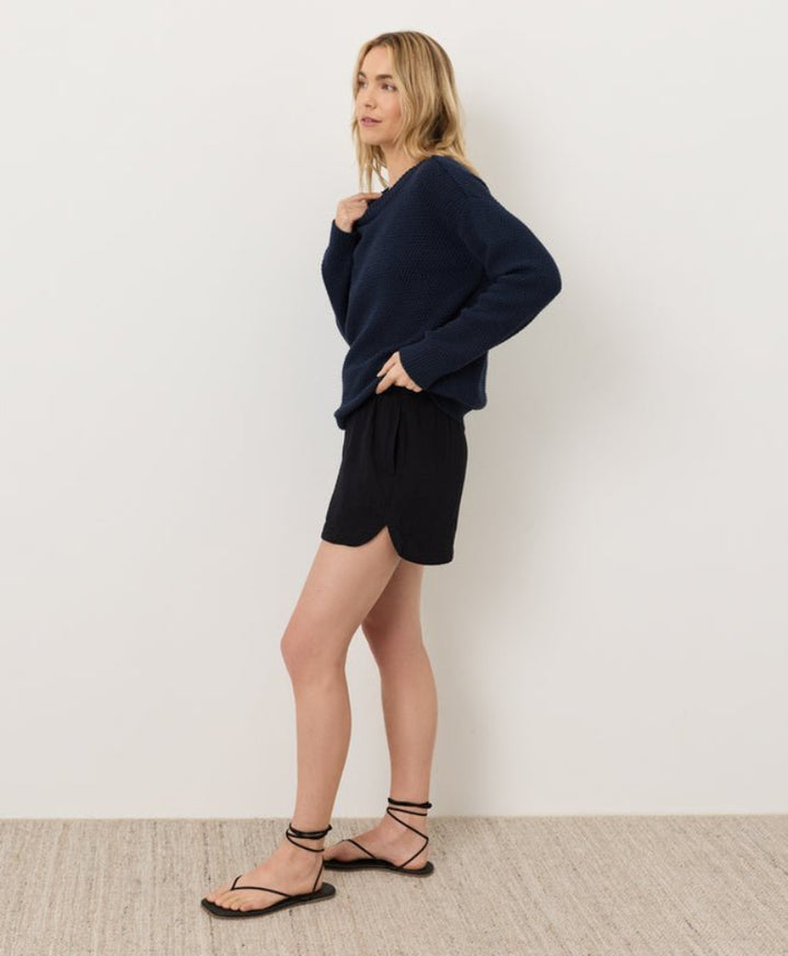Organic Coastal Double Gauze Curved Hem Short - Echo Market