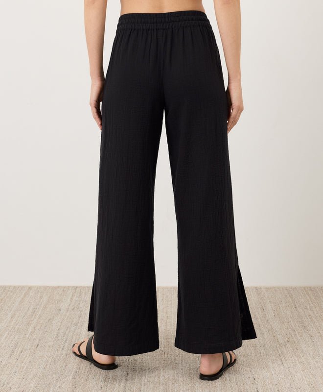 Organic Coastal Double Gauze Split Hem Pant - Echo Market