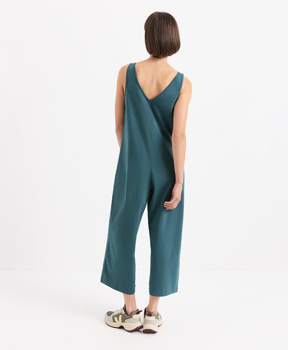 Organic Cool Stretch Cropped Jumpsuit - Echo Market
