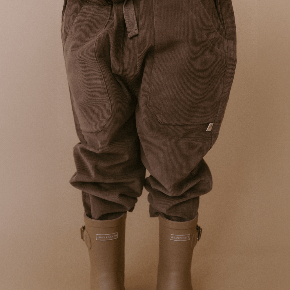 Organic Corduroy Pant | Dark Brown - Echo Market