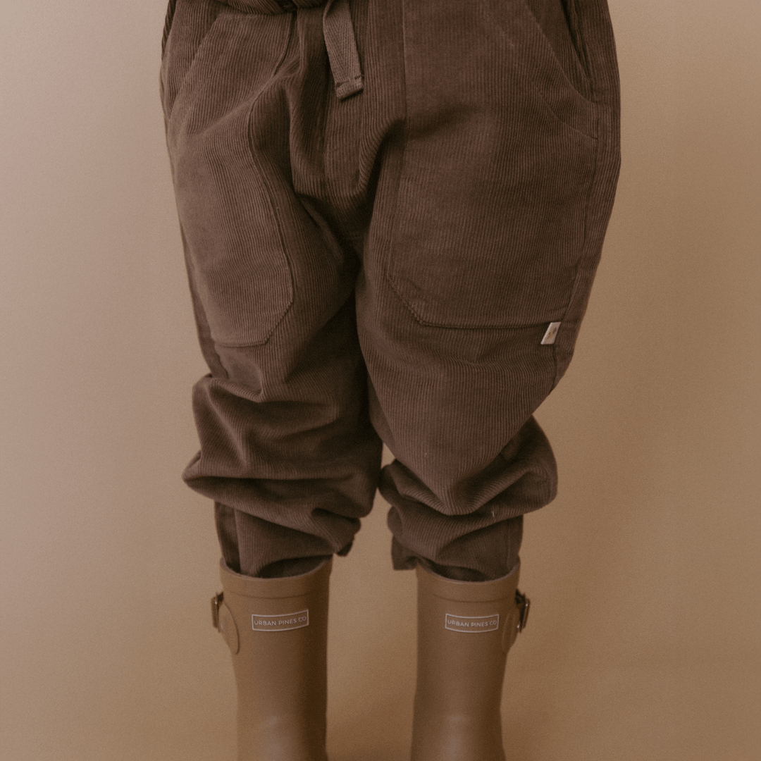 Organic Corduroy Pant | Dark Brown - Echo Market